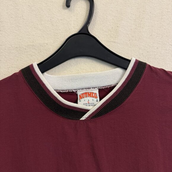 Vintage Nutmeg Mills Sweatshirt Mens Medium Crewneck Pullover Made USA 90s - Picture 3 of 8